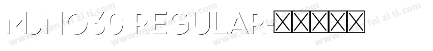 MJNO30 Regular字体转换